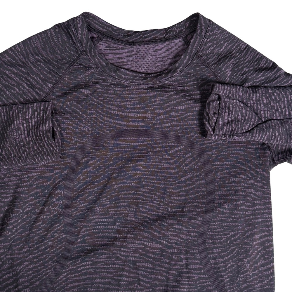 Lululemon Swiftly Tech Long Sleeve 2.0 Race Length Water Surface Purple Womens 6